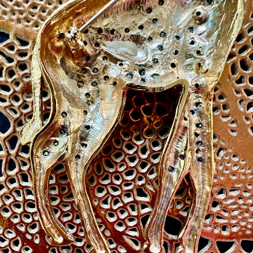 Vintage Giraffe Pin Brooch - Picture 11 of 14